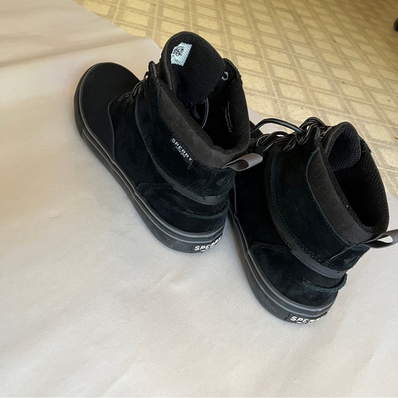Sperry striper storm boots size 9.5 black - Picture 6 of 7